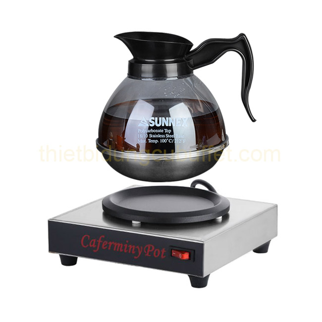 Bếp hâm Caferminy Pot và bình đựng cà phê Sunnex CF23-B8