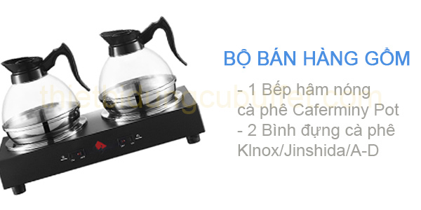 Thùng hàng bếp hâm cafe Winners và bình đựng cà phê Klnox CF23-B17 Thùng hàng bếp hâm cafe Winners và bình đựng cà phê Klnox CF23-B17