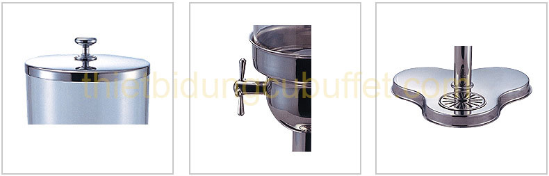 Các bộ phận của bình đựng ngũ cốc 1 ngăn