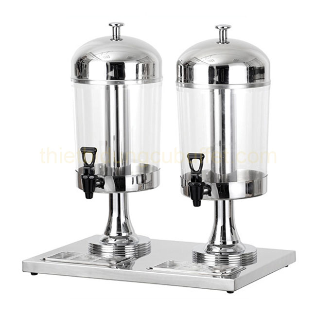 Bình đựng nước ép trái cây không tai 2 ngăn 16 lít AT90512-2