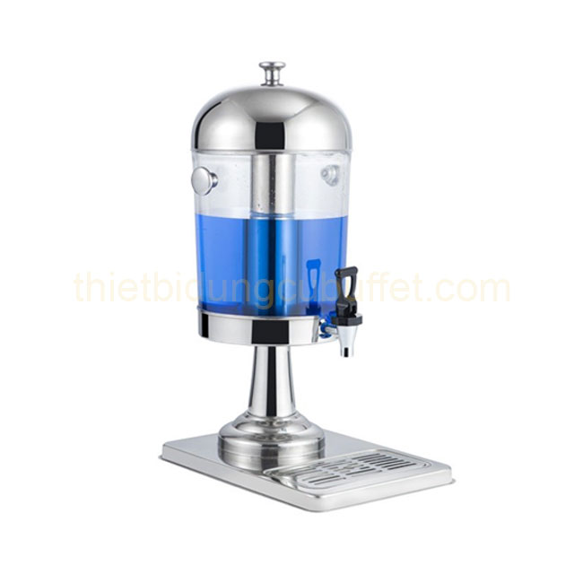 Bình đựng nước trái cây 1 ngăn 8 lít cổ chân bằng inox BC2205-1