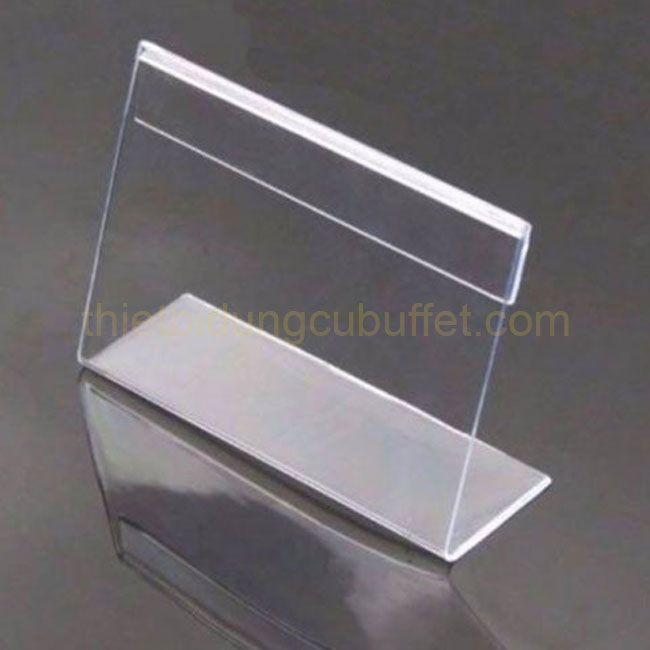 Bảng tên món ăn buffet mica chữ L CM6602