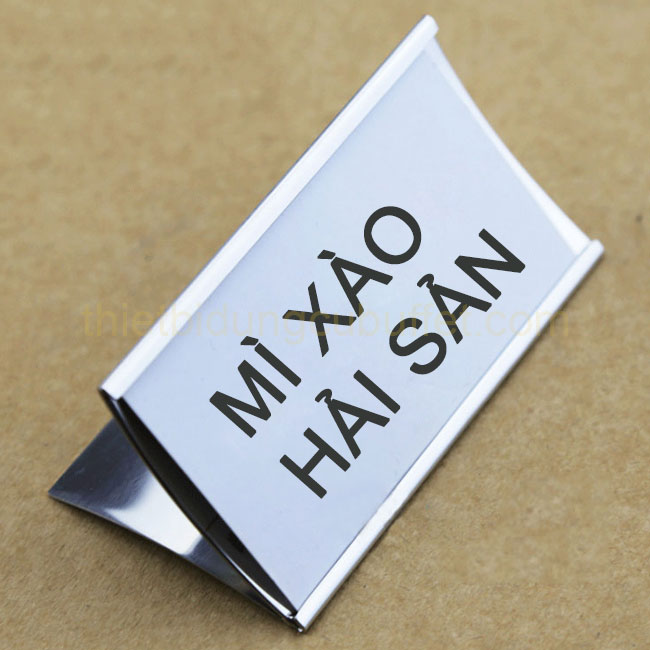 Bảng tên món ăn buffet chữ L CM6605