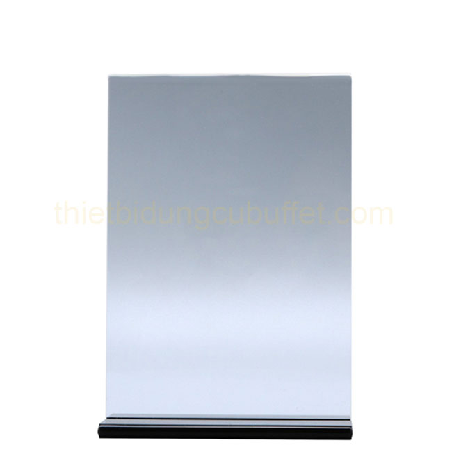 Bảng tên menu mica để bàn chữ T khổ A6 CM6607