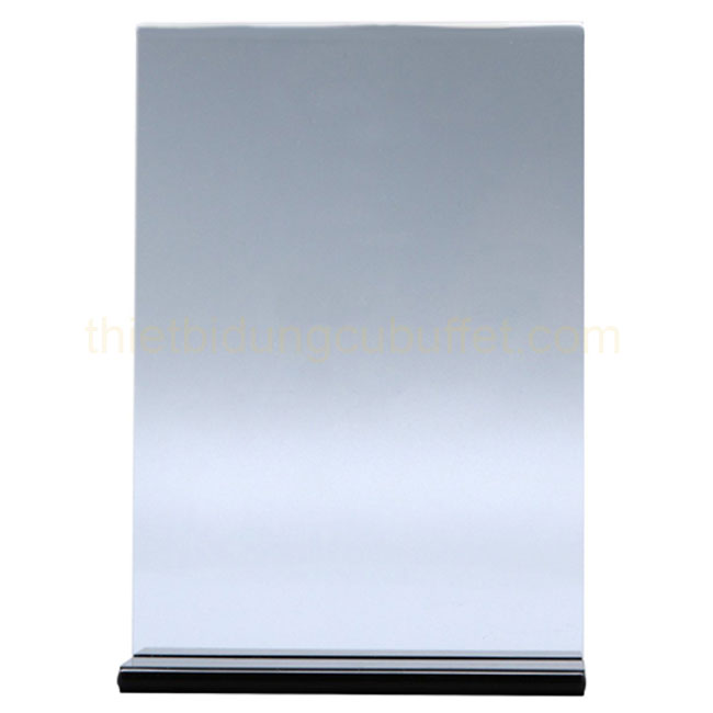 Bảng tên menu mica để bàn chữ T khổ A5 CM6608