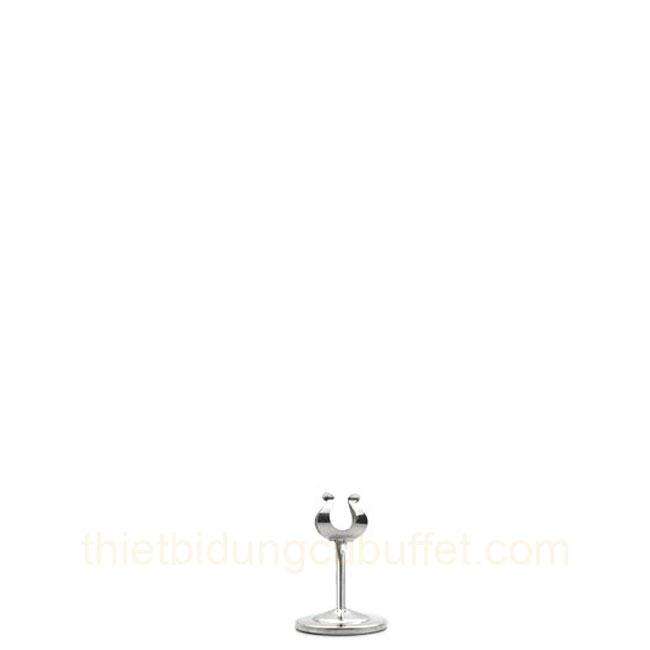 Cây menu đứng kẹp số bàn inox cao 100 mm CM6610