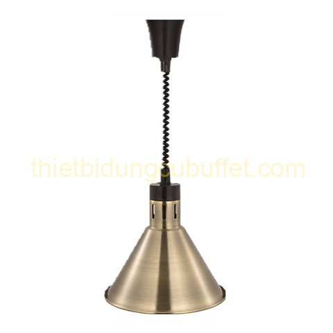 Đèn treo trần hâm nóng thức ăn inox màu đồng đen DA2510