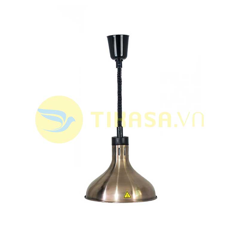 Đèn treo trần hâm nóng thức ăn inox màu đồng đen DA2518