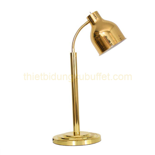 Đèn hâm nóng thức ăn buffet 1 bóng inox mạ vàng DA2537-1