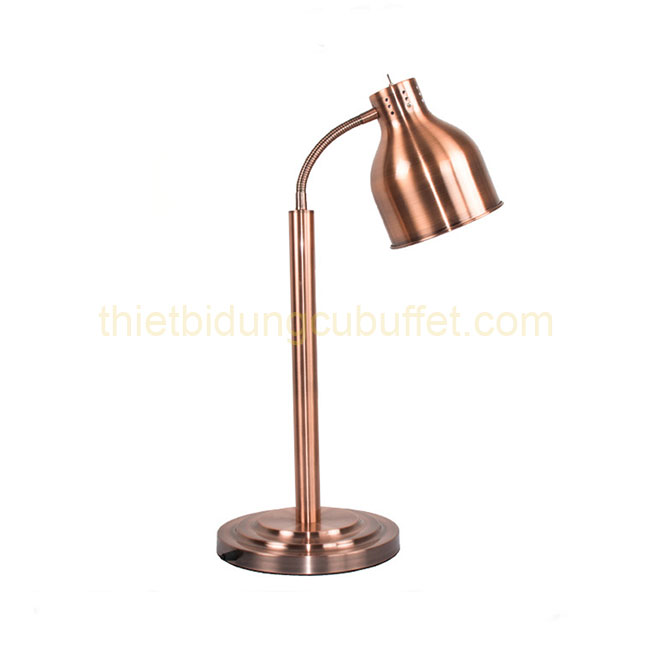 Đèn hâm nóng thức ăn buffet 1 bóng inox mạ đồng DA2541-1