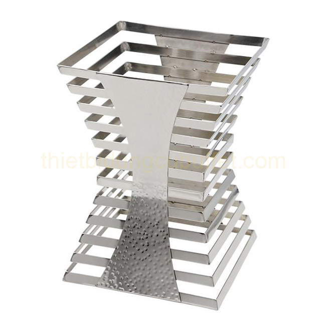 Chân đế inox hình trụ 12 ngăn CD12T-350