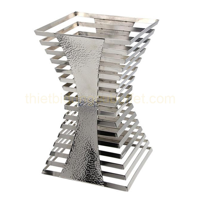 Chân đế inox hình trụ 16 ngăn CD16T-475