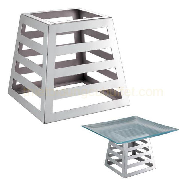 Chân kê đĩa inox hình trụ vuông CD2909