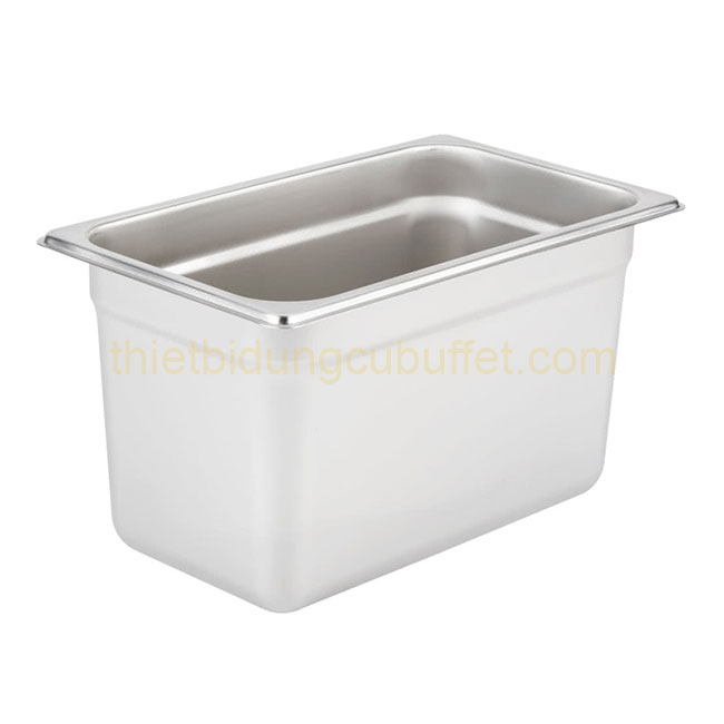 Khay 1/4 inox 304 có ngấn chống kẹt sâu 150 mm 5ST14304-150
