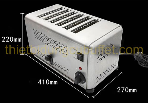 Thông kỹ thuật máy nướng bánh mì sandwich 6 ngăn EST-6