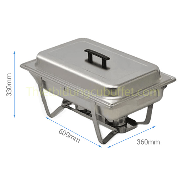 Kich thước chung nồi buffet giá rẻ nắp rời NF2109