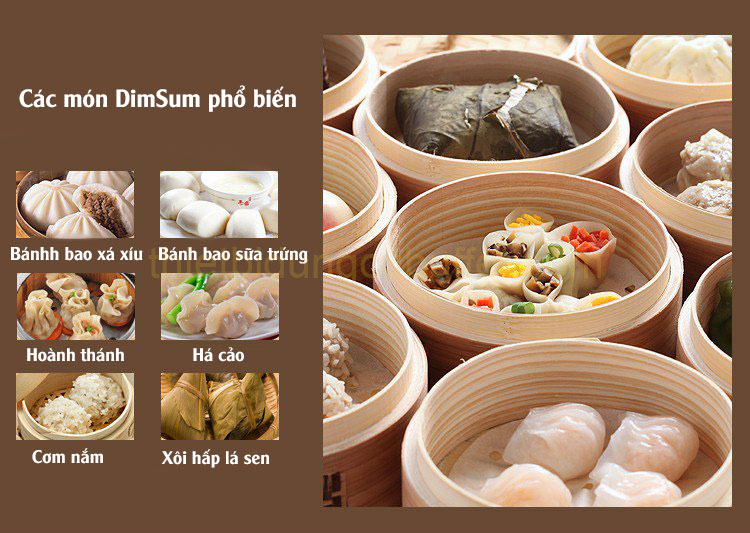 Nồi hấp dimsum được sử dụng ở đâu