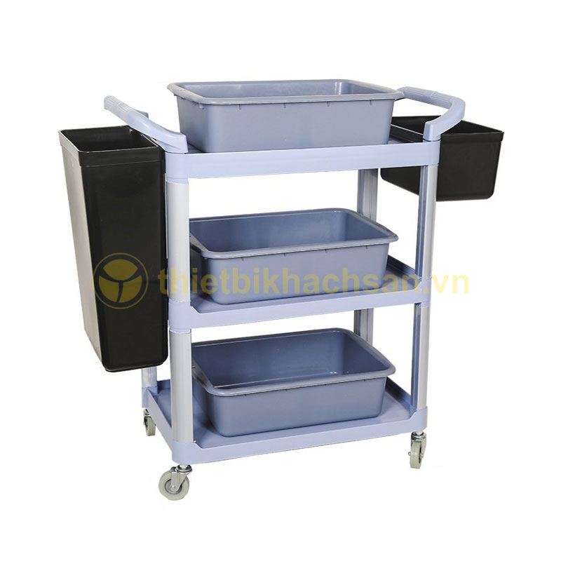 Xe đẩy thu dọn thức ăn đa năng XB1508