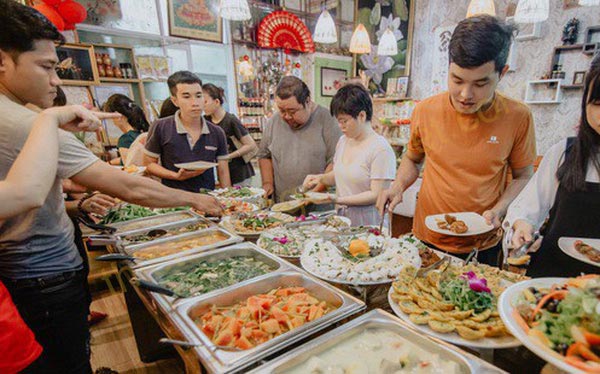 Hình ảnh nguyên lý vòng quay khách nhanh tiết kiệm thời gian trong kinh doanh buffet nướng 