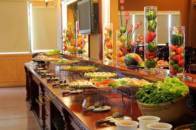 Thiết kế trang trí tiệc buffet