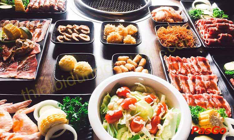 Hình ảnh nhà hàng buffet quá đã
