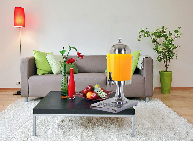 Cho thuê bình đựng nước ép trái cây hoa quả buffet inox tại tphcm