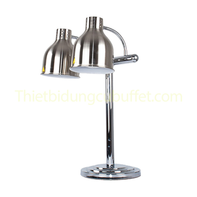 Cho thuê đèn hâm thức ăn inox 2 bóng