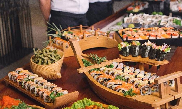 Thực đơn Buffet Sushi ngon tại các nhà hàng sushi nổi tiếng HCM