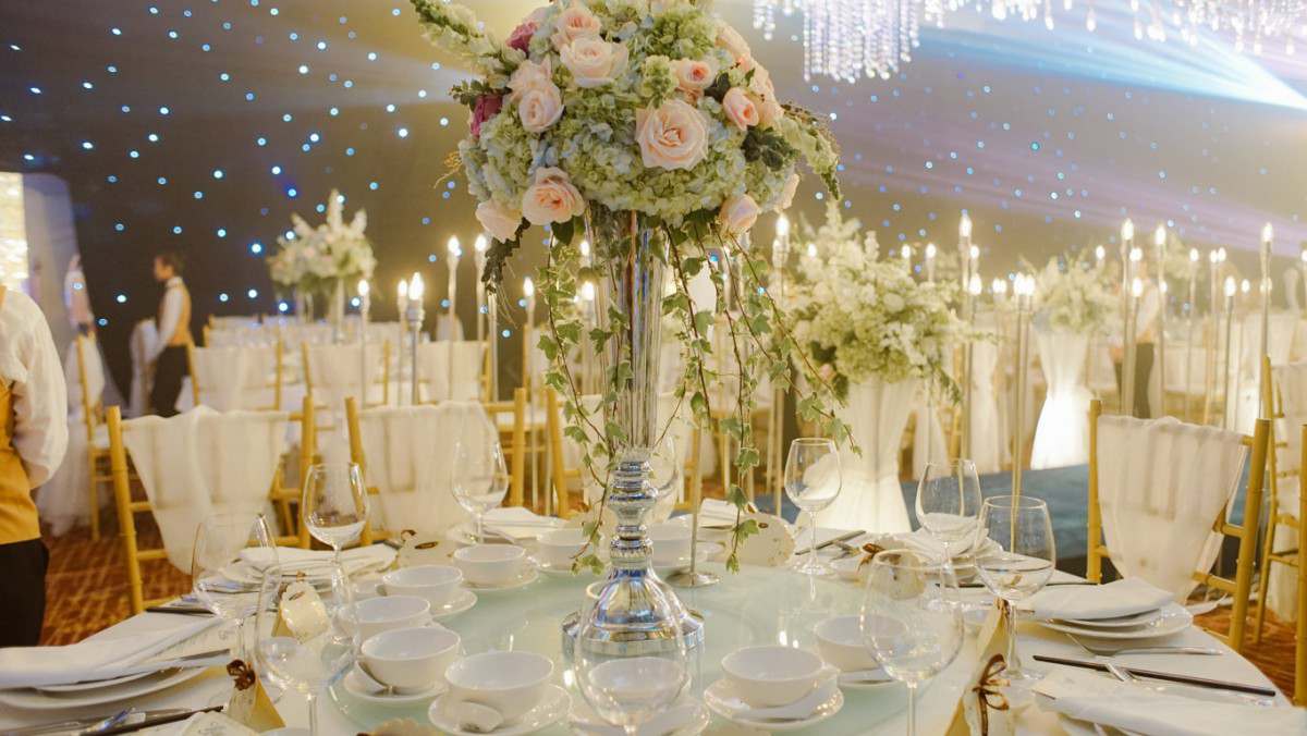 không gian đãi tiệc