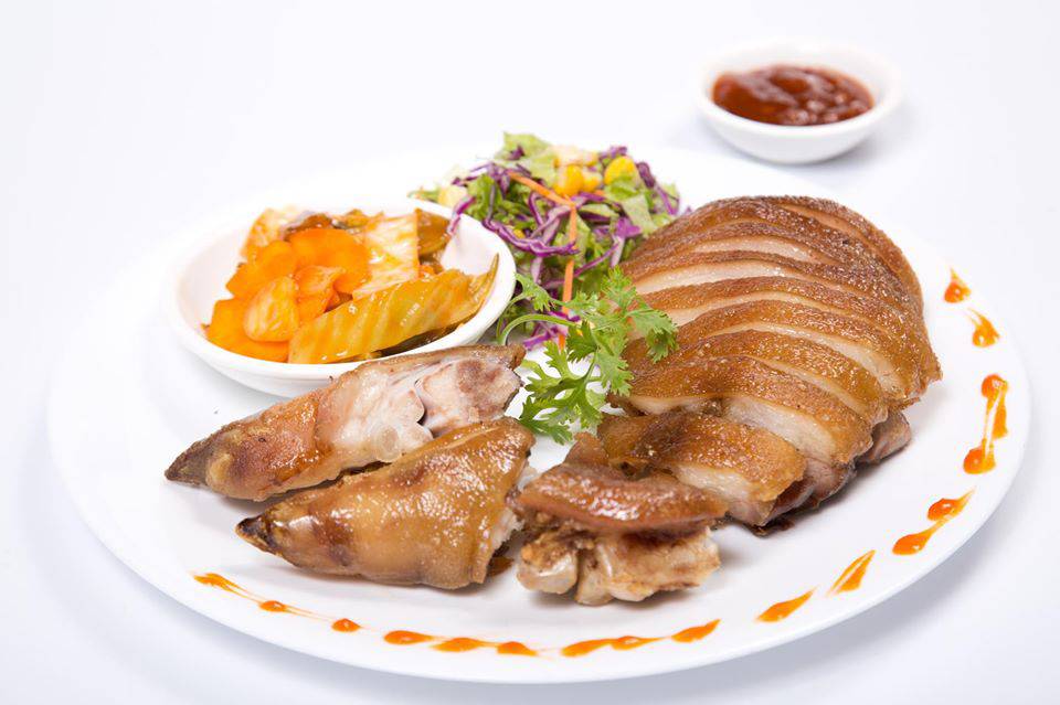 món giò heo muối kim chi