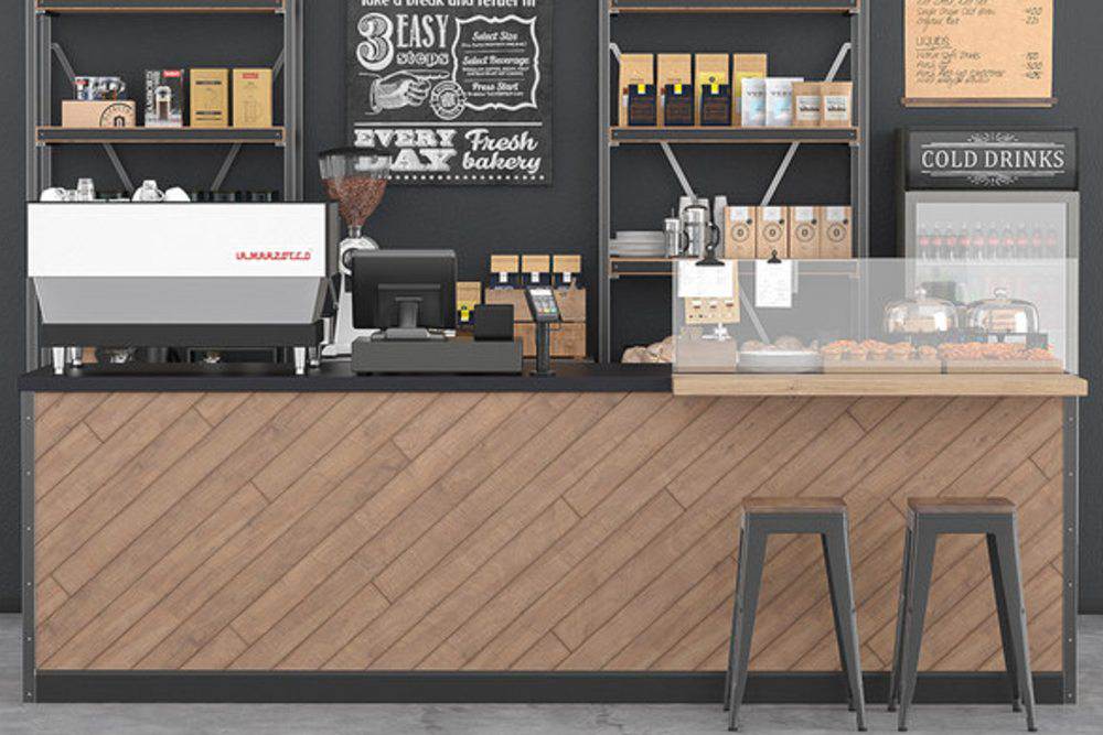 quầy trà sữa phong cách thiết kế đơn giản quầy trà sữa phong cách thiết kế đơn giản