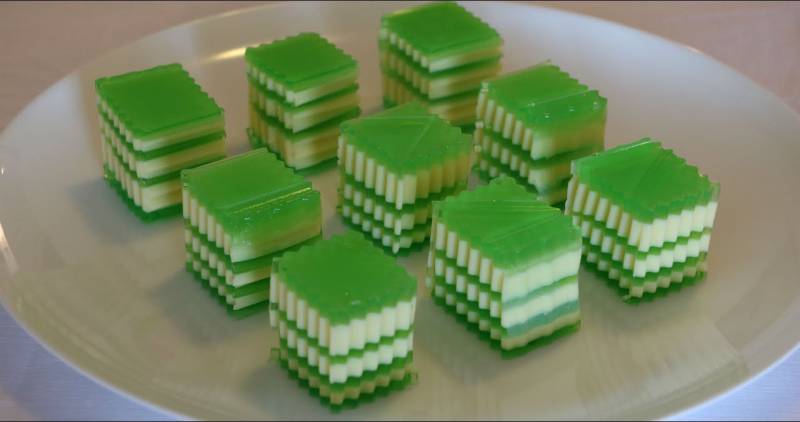 rau câu đãi tiệc