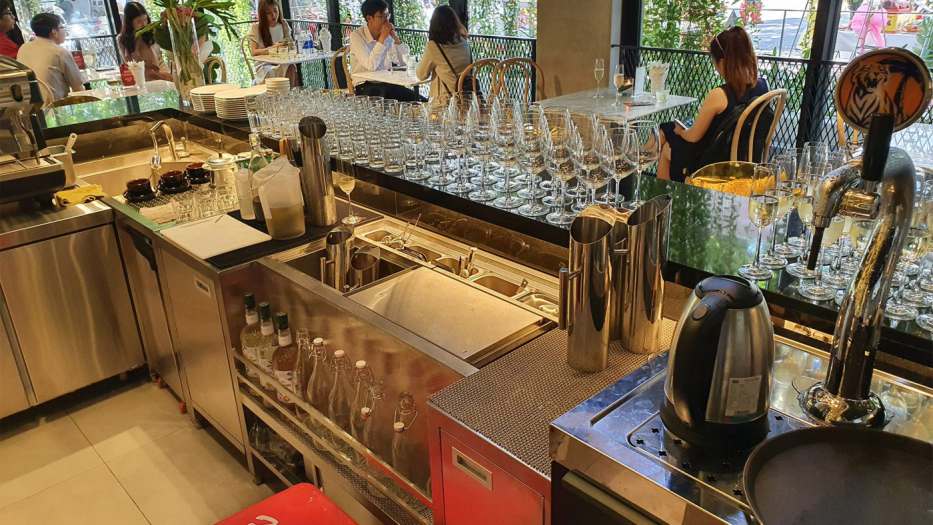 quầy bằng kim loại quầy bằng kim loại