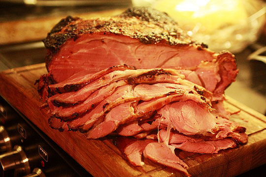 Thịt xông khói các món ăn buffet sáng kiểu anh