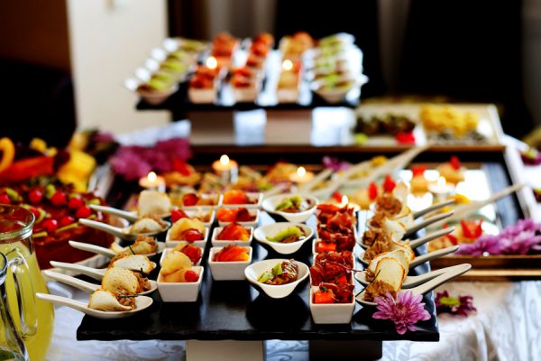 quầy tiệc teabreak buffet đẹp