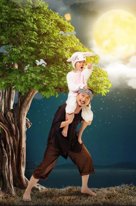 hóa trang hội trăng rằm hóa trang hội trăng rằm