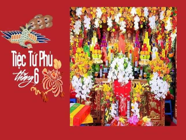 Hình tiệc Tứ phủ Hình tiệc Tứ phủ