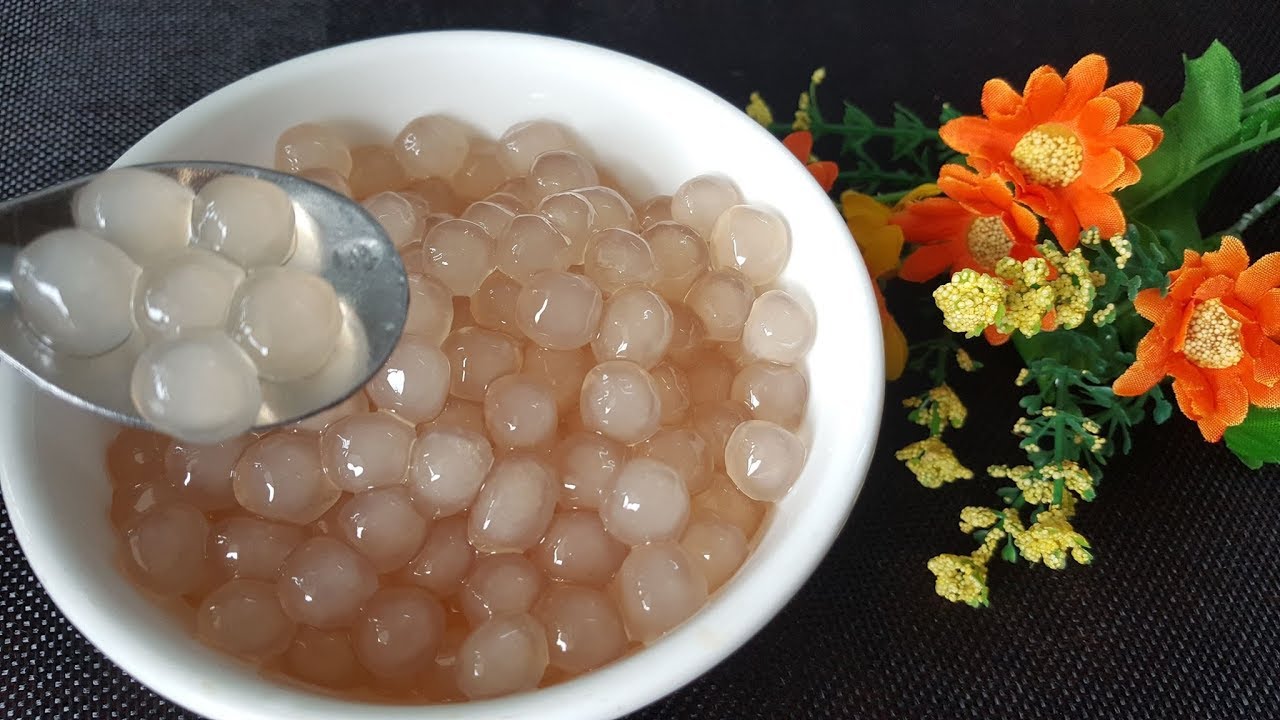 Topping trà sữa hạt thủy tinh