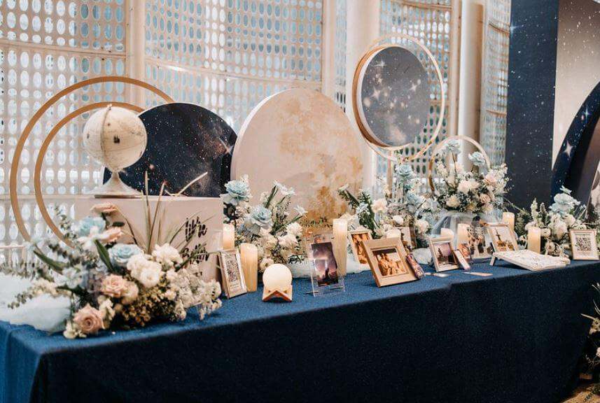 Phong cách tiệc cưới Celestial